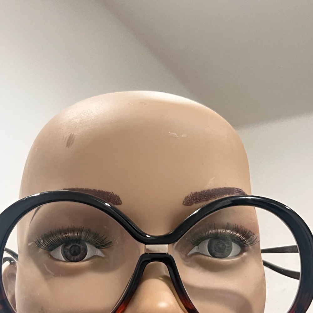 Stylish Black and Brown Oversized Glasses